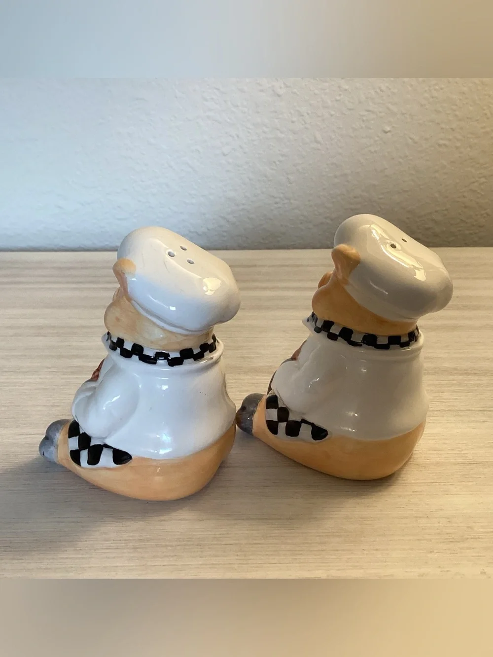 Vintage Chef  Pigs Salt Pepper Shakers Set By Dori Postlewait Youngs 1999  4
